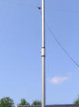 Schlitten auf Antennenmast