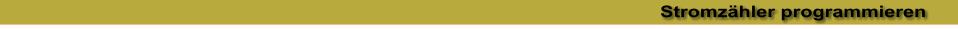 Stromz�hler programmieren